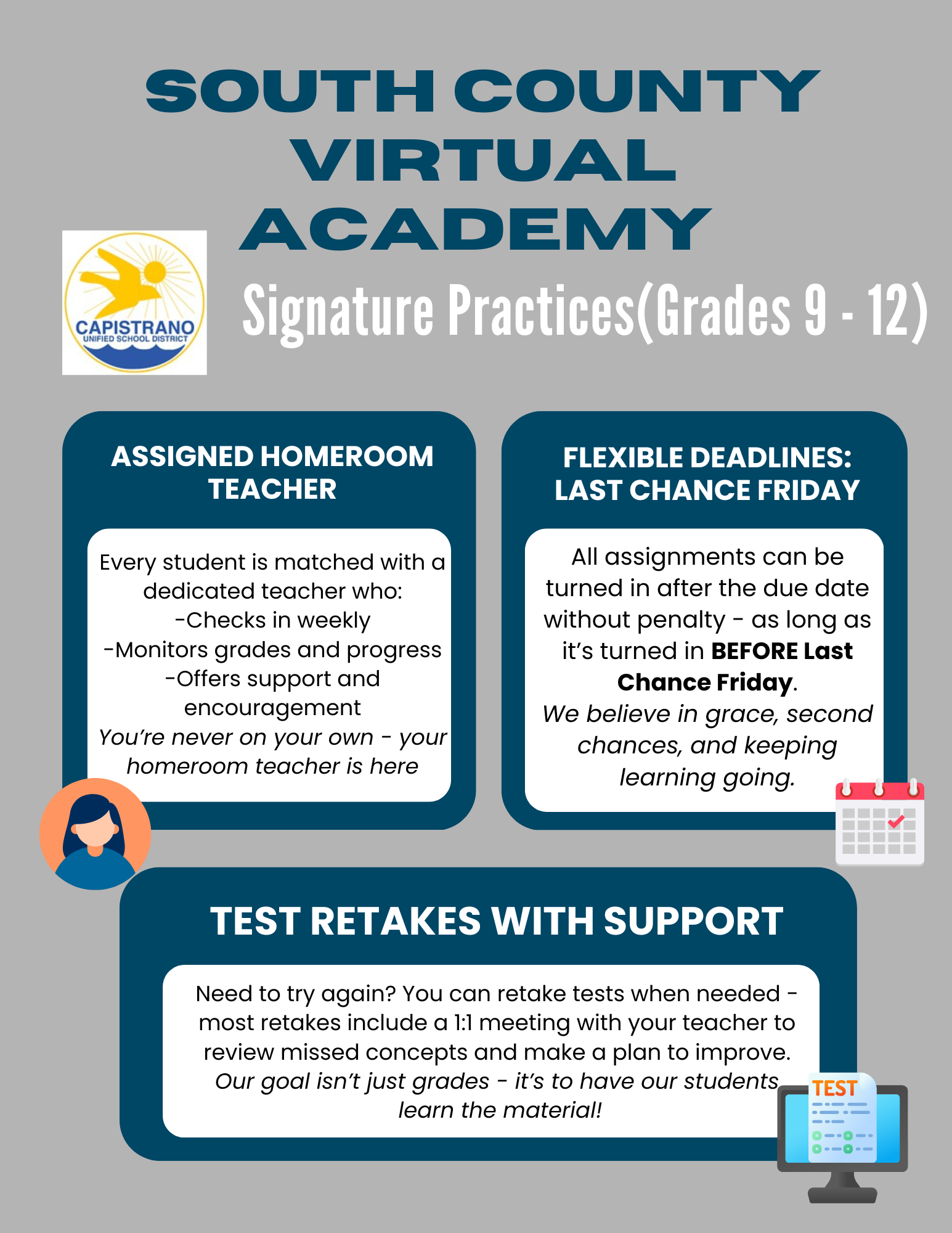 South County Virtual Academy Signature Practices (Grades 9 - 12)